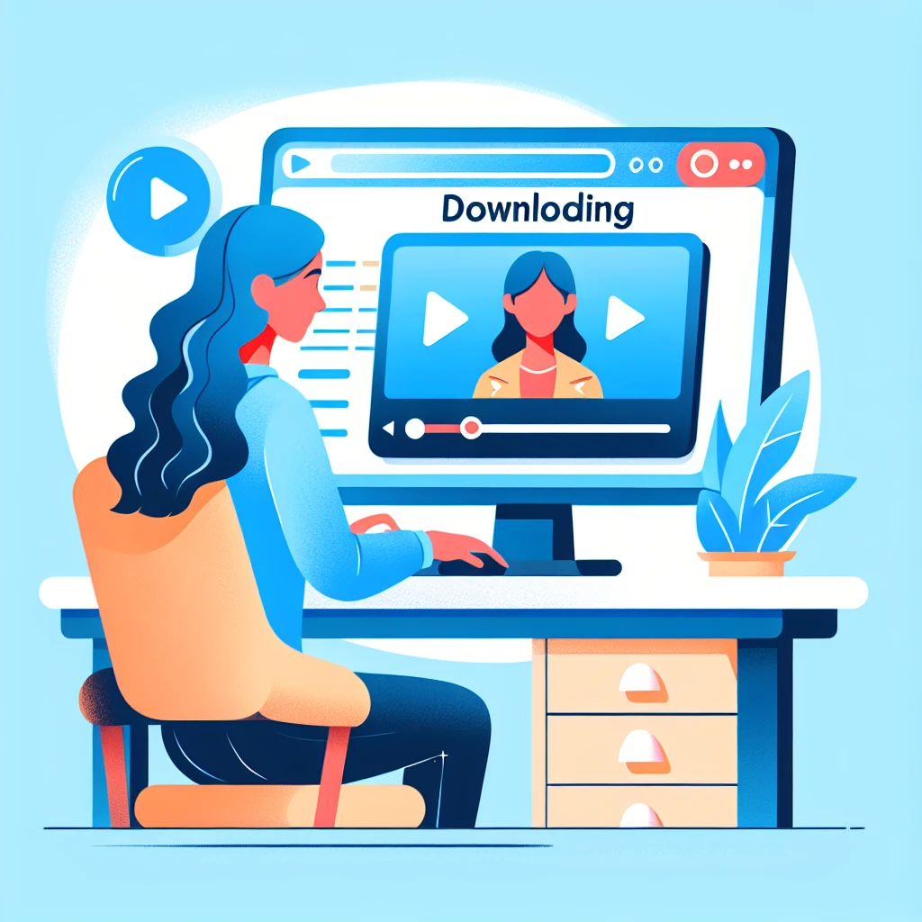 "Step-by-step guide on using a TikTok video downloader with visuals showing the app interface and downloading process"